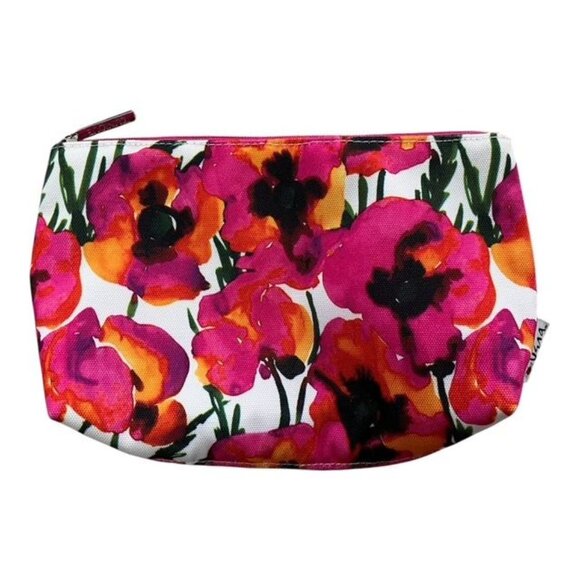 Clinique x Vera Neumann Floral Cosmetic Bag – Poppy Print, Ladybug Lining, MET 2 - Picture 4 of 5